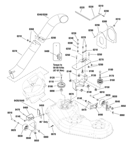 Turbo, Mounting Diagram and Parts List for 1695642  Briggs and Stratton Lawn Tractor Accessories